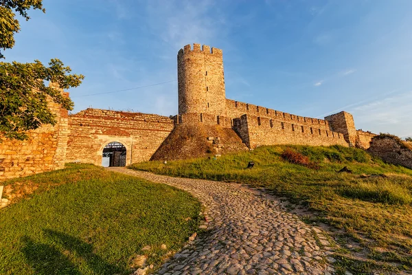 Belgrádi vár és a kalemegdan park — Stock Fotó