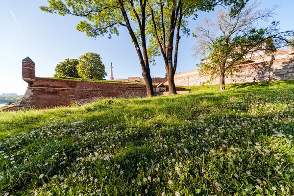 Πάρκο και το φρούριο kalemegdan του Βελιγραδίου — Φωτογραφία Αρχείου