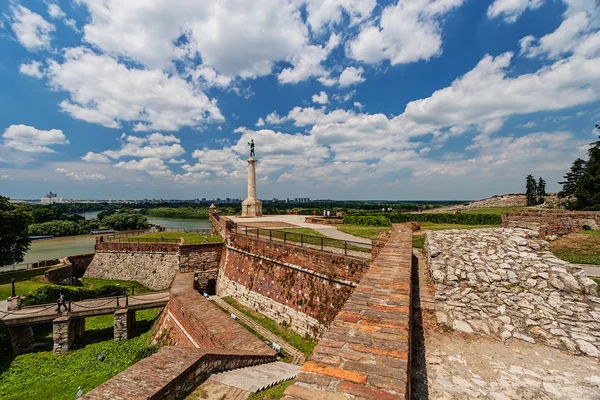 베오그라드 요새 그리고 kalemegdan 공원 — 스톡 사진