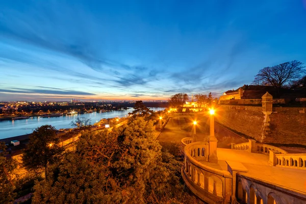 Белградская крепость и парк Калемегдан — стоковое фото