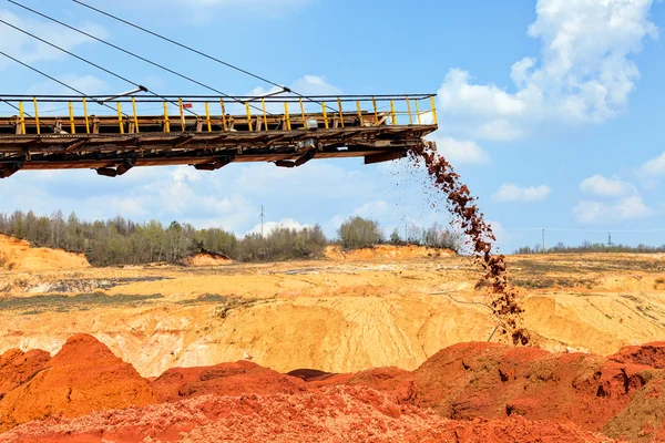 Open mining pit — Stock Photo, Image