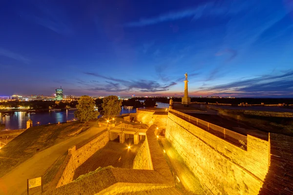 Belgrad Kalesi ve kalemegdan park — Stok fotoğraf