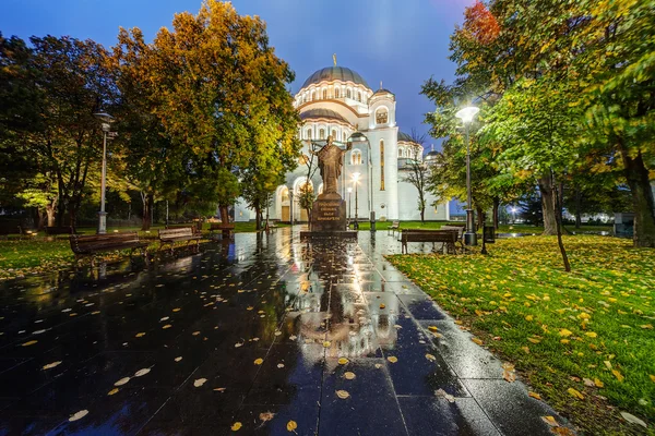 Sankt Sava-tempelet – stockfoto