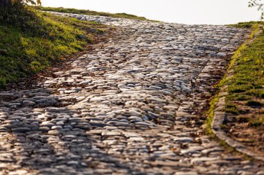 Arnavut kaldırımlı yol detay