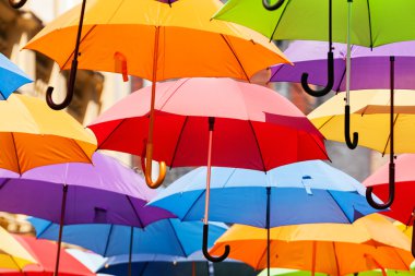 Renkli şemsiyeler