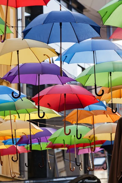 Kleurrijke paraplu 's — Stockfoto