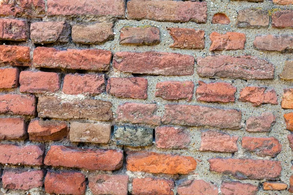 Orange old brick wall — Stock Photo, Image