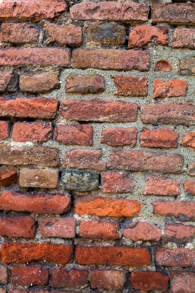 Orange old brick wall — Stock Photo, Image