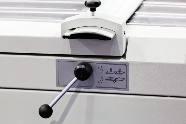 Detail van houtbewerking machine — Stockfoto