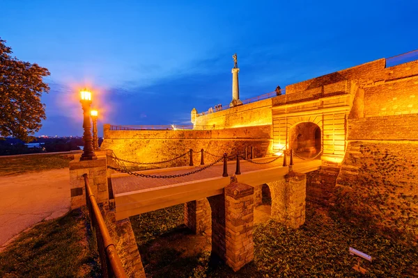 Πάρκο και το φρούριο kalemegdan του Βελιγραδίου — Φωτογραφία Αρχείου
