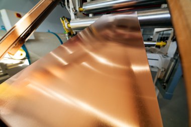 copper foil bending machine clipart