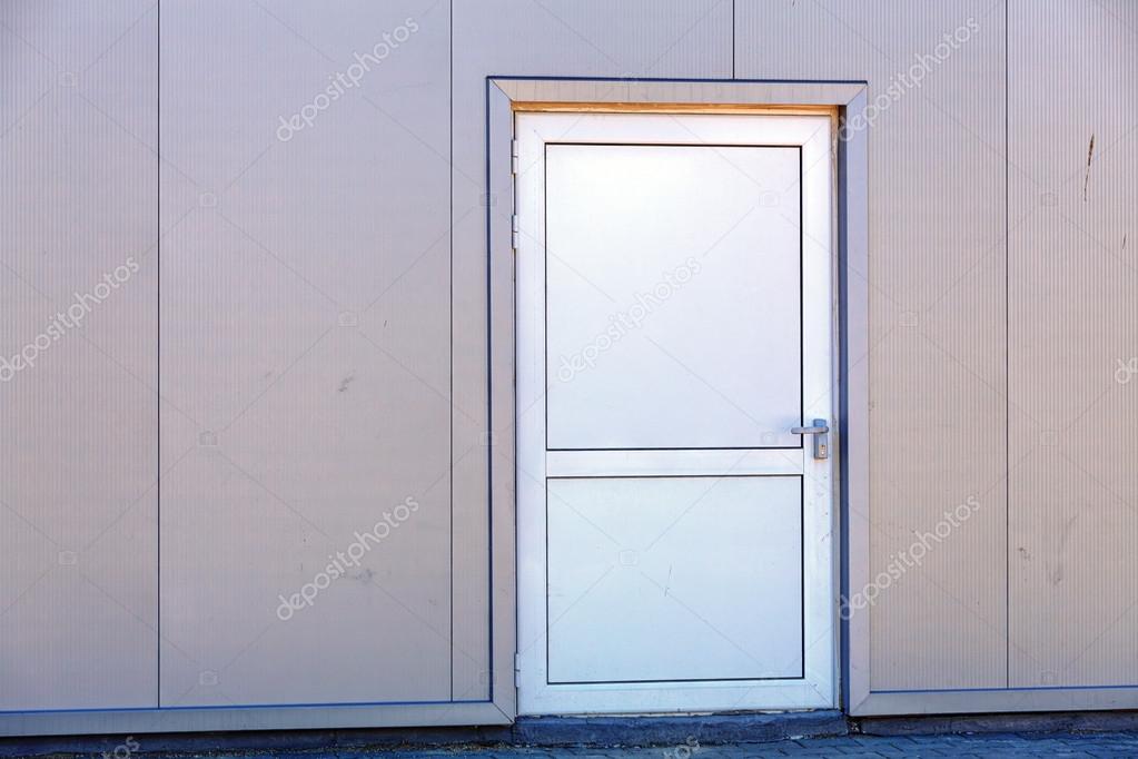 Aluminum facade on industrial building