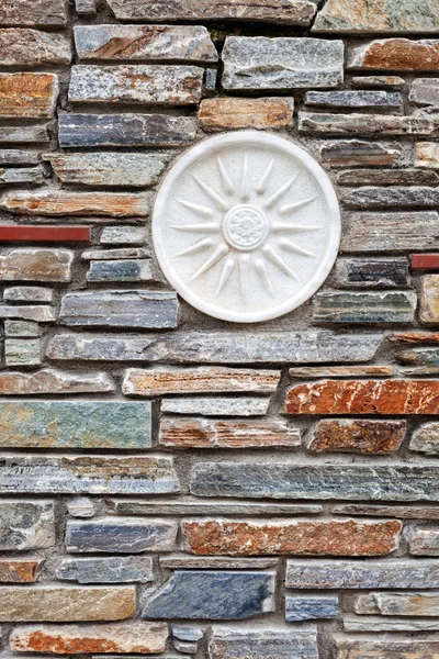 Mediterrane stijl stenen muur — Stockfoto