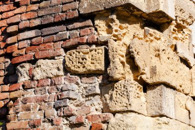 Eski tuğla duvar
