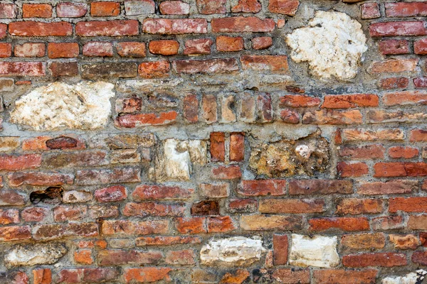 Orange old brick wall — Stock Photo, Image