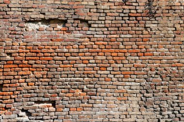 Eski tuğla duvar