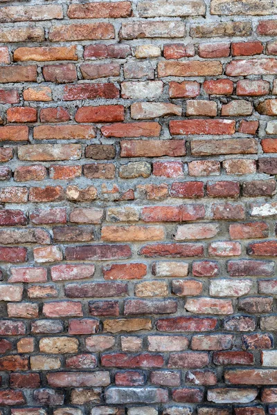 Laranja parede de tijolo velho — Fotografia de Stock