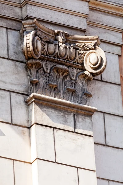 Details der Steinfassade — Stockfoto