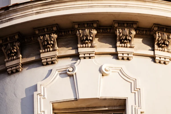 Stone facade on classical building — Stock Photo, Image