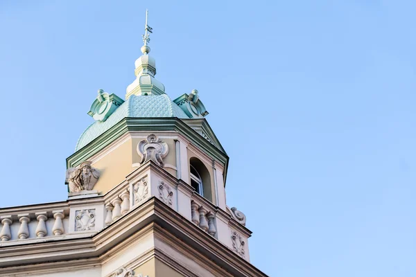 Stone facade on classical building — Stock Photo, Image