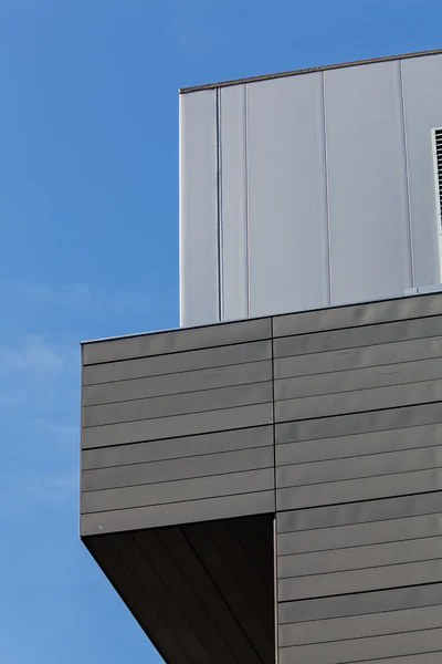 Fasady aluminiowe na budynek przemysłowy — Zdjęcie stockowe