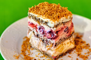 Lezzetli pasta dilimi 