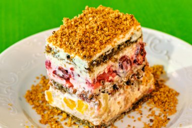 Lezzetli pasta dilimi 