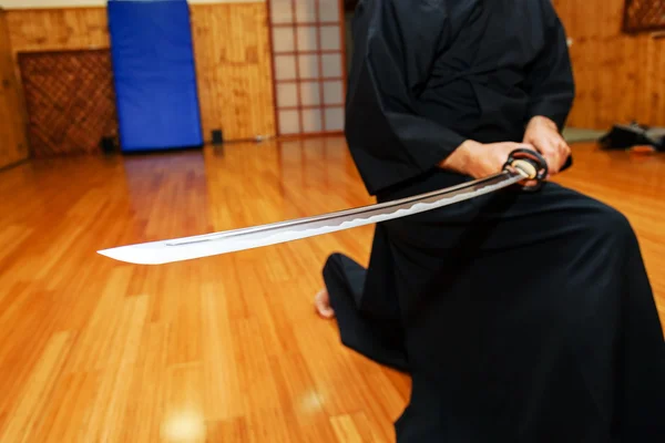 Espada Katana japonesa — Fotografia de Stock