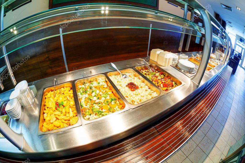 Restaurant selfservice image libre de droit par
