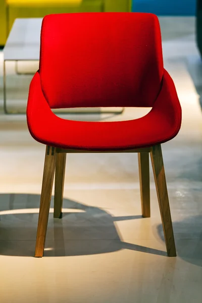 Dřevěná židle detail — Stock fotografie
