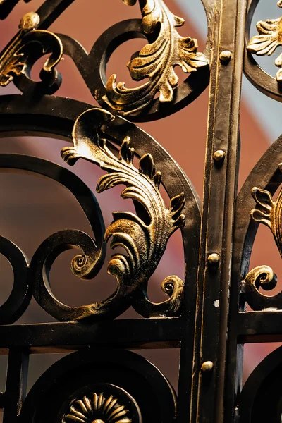 Wrought iron fence — Stock Photo, Image