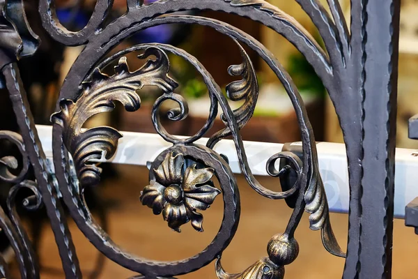 Wrought iron fence — Stock Photo, Image