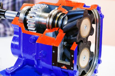 Büyük elektrikli motor şanzıman 