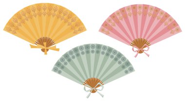 Vektör izole hayranları ayarla.