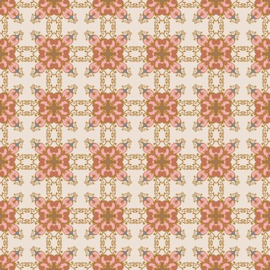 Klasik tarzda kusursuz çiçek desenleri..