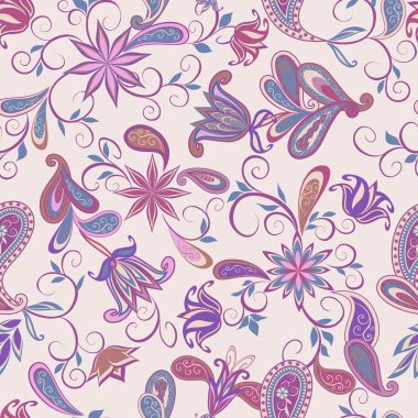 Etnik geleneksel tarzda seamless modeli.