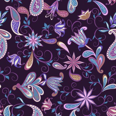 Etnik geleneksel tarzda seamless modeli.