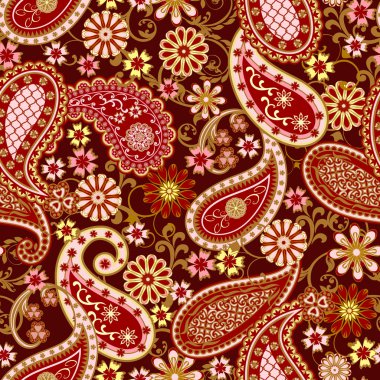 Etnik geleneksel tarzda seamless modeli.