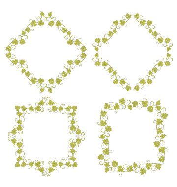 Üzümlü ve üzümlü metin için arkaplan.