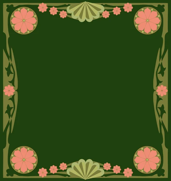 Frame Art Nouveau. — Stockvector