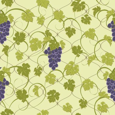 Sorunsuz doku ile üzüm ve üzüm demet.