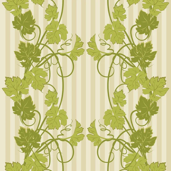 Seamless texture with vines. — Stock Vector