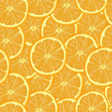 portakal dilimleri ile Seamless Modeli.