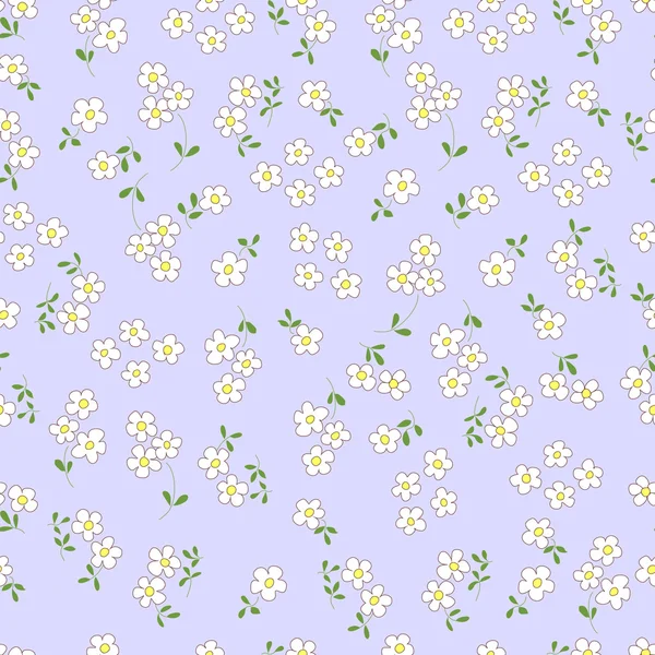 Seamless pattern with bouquets of flowers cartoon.