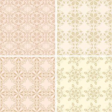 Çiçek süsü ile kusursuz desen.