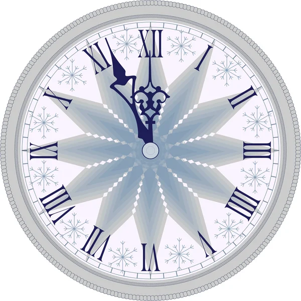 Reloj de pared antiguo. — Vector de stock