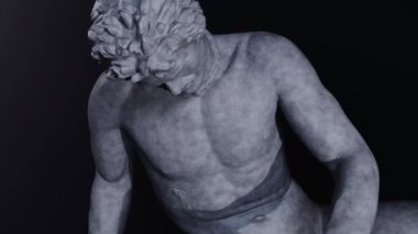 Ölmekte olan Galya Heykeli Yapay Zeka ile değil, 3D ile yapılmıştır.