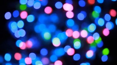 Daire bokeh ışıklar arka plan