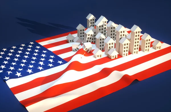 Недвижимость в США — стоковое фото