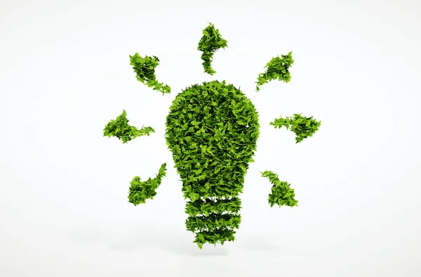 Ecology bulb symbol — Stock Photo, Image